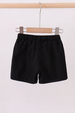 Premium Black drawstring shorts - ARIA KIDS