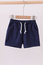 Premium Navy drawstring shorts - ARIA KIDS