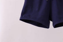 Premium Navy drawstring shorts - ARIA KIDS