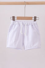 Premium White drawstring shorts - ARIA KIDS