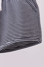Premium Navy&white stripe drawstring shorts - ARIA KIDS