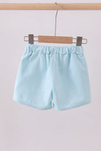 Premium Mint&white stripe drawstring shorts - ARIA KIDS