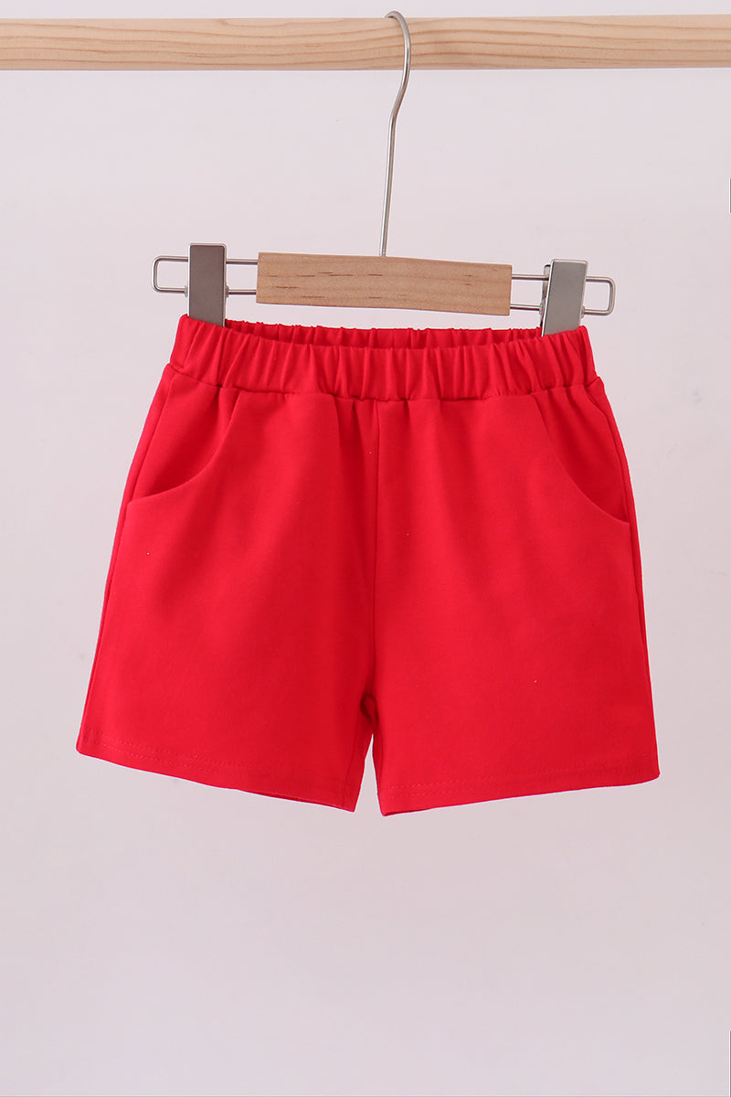 Premium Red shorts - ARIA KIDS
