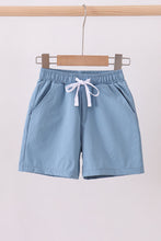 Dusty blue pocket performance shorts - ARIA KIDS