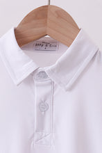 White everyday Collared Tank - ARIA KIDS