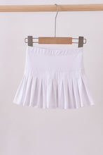 White pleated skort - ARIA KIDS