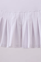 White pleated skort - ARIA KIDS