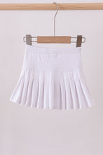 White pleated skort - ARIA KIDS