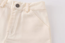 Beige pocket boy cargo short - ARIA KIDS