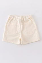 Beige pocket boy cargo short - ARIA KIDS