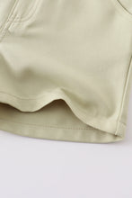Beige pocket boy cargo short - ARIA KIDS