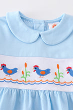 Premium Chicken embroidery girl dress