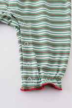 Premium Christmas tree stripe baby romper - ARIA KIDS