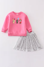 Premium Pink christmas dog skirt set - ARIA KIDS