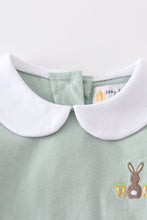 Premium Sage easter bunny embroidery boy top - ARIA KIDS