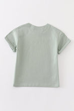 Premium Sage basic T-shirt - ARIA KIDS