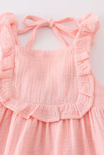 Premium Pink muslin ruffle shorts set - ARIA KIDS