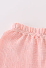 Premium Pink muslin ruffle shorts set - ARIA KIDS
