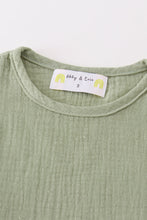 Premium Sage muslin boy shorts set - ARIA KIDS
