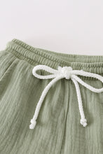 Premium Sage muslin boy shorts set - ARIA KIDS