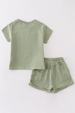 Premium Sage muslin boy shorts set - ARIA KIDS