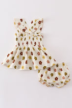 Premium Organic muslin floral smocked baby set - ARIA KIDS