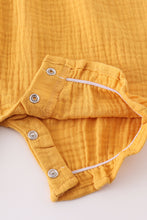 Premium Yellow muslin bow bubble - ARIA KIDS