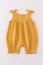 Premium Yellow muslin bow bubble - ARIA KIDS