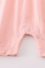 Premium Pink muslin bow bubble - ARIA KIDS