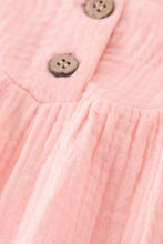 Premium Pink muslin bow bubble - ARIA KIDS