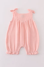 Premium Pink muslin bow bubble - ARIA KIDS