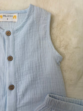 Premium Sky muslin boy shorts set - ARIA KIDS