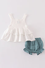 Premium White muslin ruffle baby set - ARIA KIDS