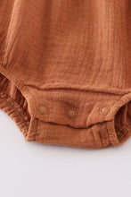 Premium Caramel muslin boy bubble - ARIA KIDS