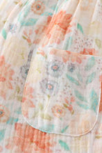 Premium Floral leaves muslin ruffle baby set - ARIA KIDS