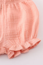 Premium Floral leaves muslin ruffle baby set - ARIA KIDS