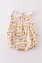 Premium Pink muslin stripe lemon bubble - ARIA KIDS