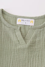Premium Sage muslin boy set - ARIA KIDS