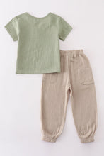 Premium Sage muslin boy set - ARIA KIDS