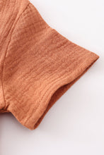 Premium Caramel muslin boy set - ARIA KIDS