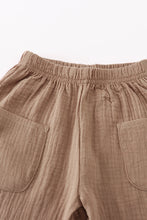 Premium Caramel muslin boy set - ARIA KIDS
