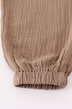 Premium Caramel muslin boy set - ARIA KIDS