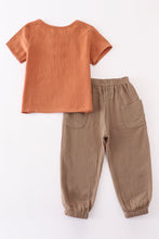 Premium Caramel muslin boy set - ARIA KIDS