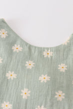 Premium Sage muslin daisy girl set - ARIA KIDS