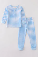 Premium Blue plaid boy pants set - ARIA KIDS
