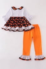 Premium Orange halloween pumpkin girl set - ARIA KIDS