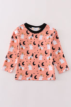 Premium Orange halloween ghost top - ARIA KIDS