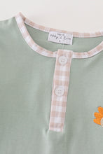 Premium Green turkey embroidery boy top - ARIA KIDS
