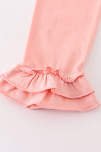 Premium Green turkey embroidery stripe girl set - ARIA KIDS