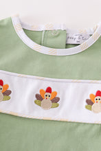 Premium Green turkey embroidery boy bubble - ARIA KIDS